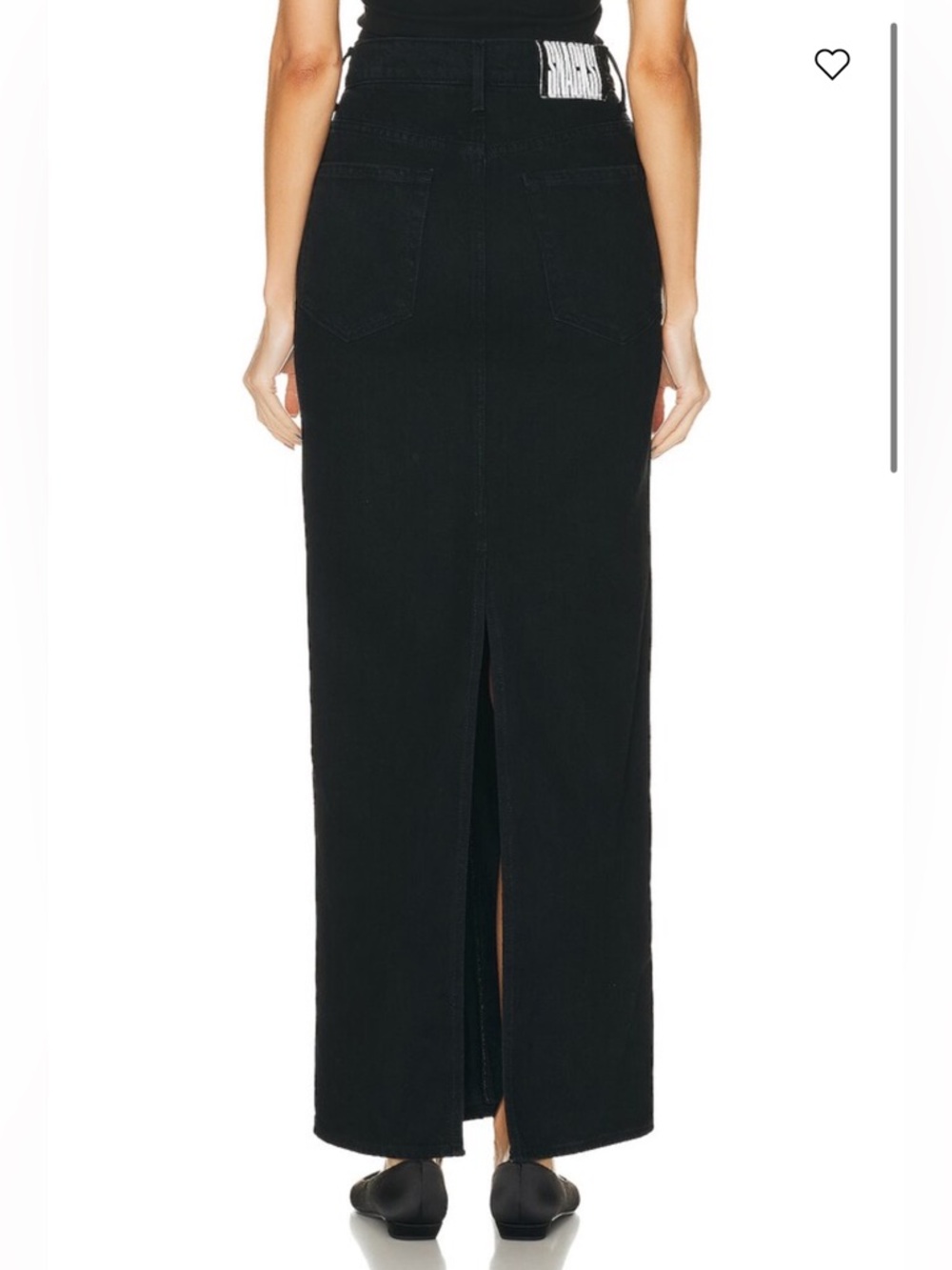 NWT! MOTHER SNACKS! The Candy Stick Skirt black - Picture 3 of 12